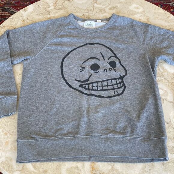 Cheap Monday Rules Skull Sweatshirt - Picture 3 of 16